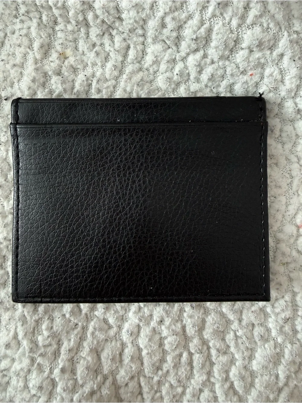 Giorgio Armani Black Leather Card & Key Holder GWP perfume